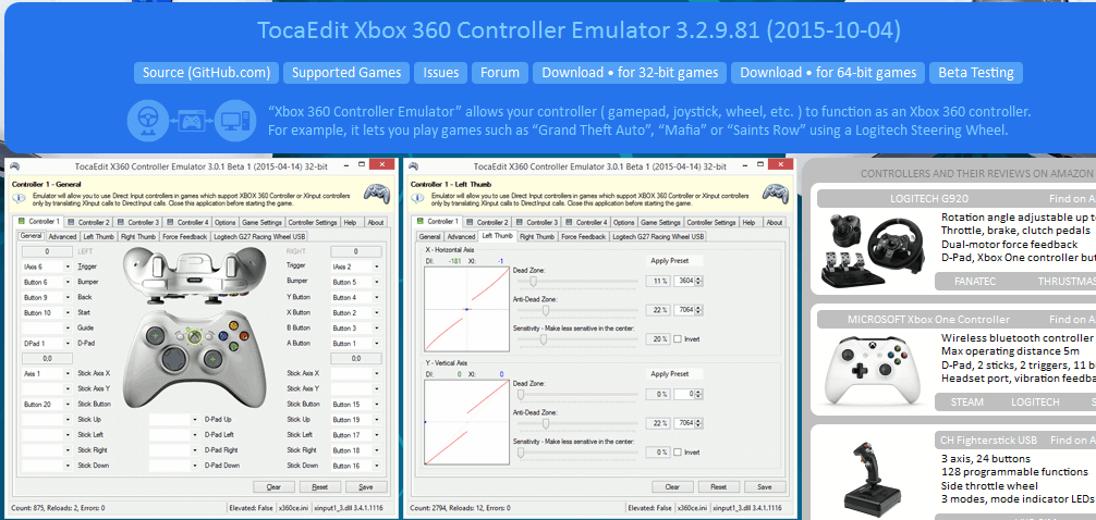 xbox 360 controller emulator for windows 7 32bit